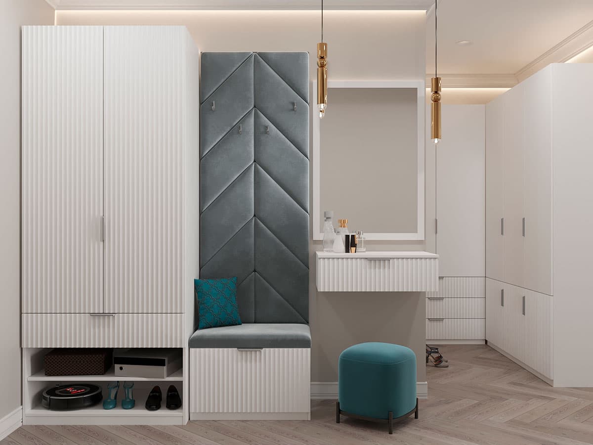 Вешалка Валенсия -1, темно-серый (крючки сатин)